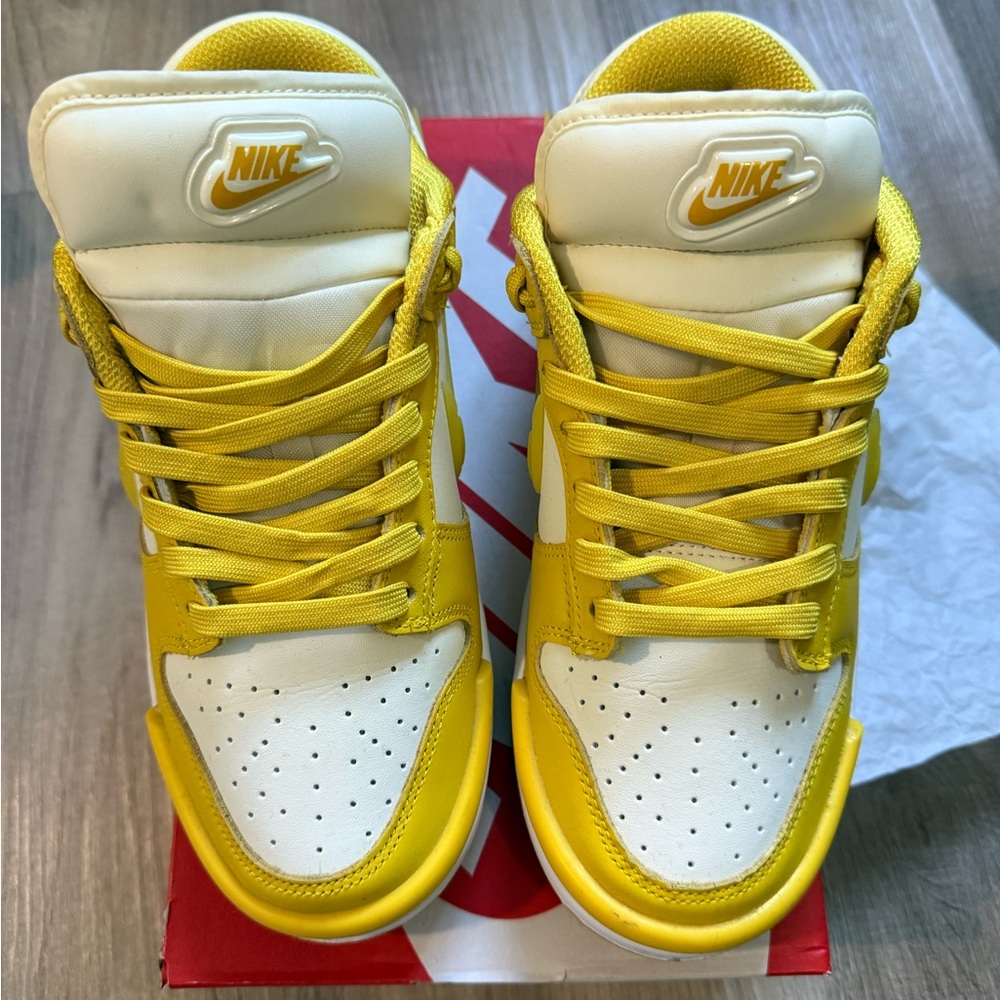 Nike Yellow and White Sneakers